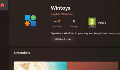 Windows 11’i optimize etmeyi kolaylaştıran WinToys uygulaması güncellendi