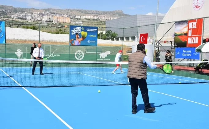 3. Memleketler arası Cudi Cup Tenis Turnuvası başladı