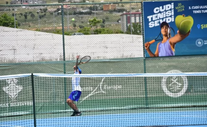 3. Memleketler arası Cudi Cup Tenis Turnuvası’nda yarı final heyecanı