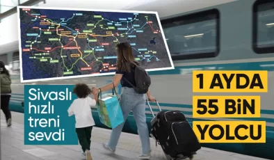 Abdulkadir Uraloğlu: İstanbul-Sivas hızlı tren hattını bir ayda 55 bin yolcu kullandı