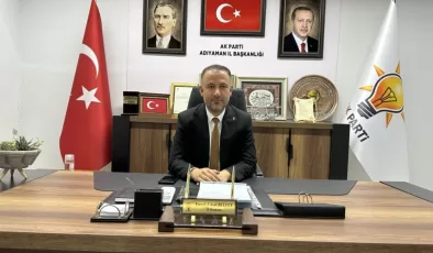 AK Parti Adıyaman İl Başkanı istifa ettiğini duyurdu