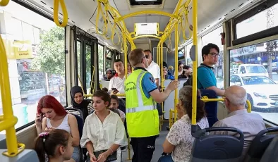 Antalya Büyükşehir’den halk otobüslerine klima denetimi
