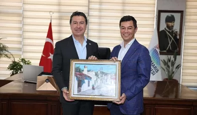 Başkan Aras Marmaris Belediye Başkanı Acar Ünlü’yü Ziyarette Konuştu; “Hiç Kimse Kaçak Yapım Legalleşecek Ümidinde Olmamalı”