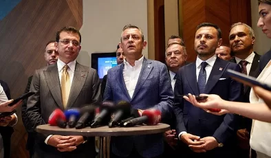 CHP Genel Başkanı Özgür Özel ve İBB Başkanı Ekrem İmamoğlu, ‘Şehit Aileleri ve Gaziler Çalıştayı’nın kapanış konuşmalarını yaptı