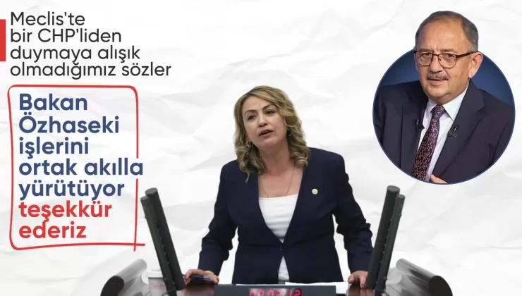 CHP Hatay Milletvekili Nermin Yıldırım Kara’dan Mehmet Özhaseki’ye teşekkür