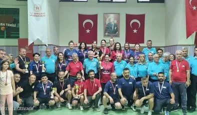 Çiğli Belediyesi Kurumlar Arası Masa Tenisi Turnuvası’nda Şampiyon Oldu