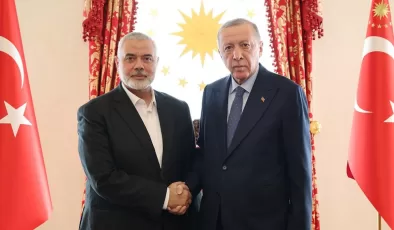 Cumhurbaşkanı Erdoğan Hamas lideriyle görüştü