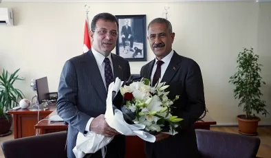 Ekrem İmamoğlu, Adalar Belediye Başkanı Ali Ercan Akpolat’a tebrik ziyaretinde bulundu
