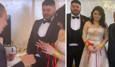 Fenomen Murat Övüç’ün oğlu nişanlandı! Geline 2 kilo altın taktı