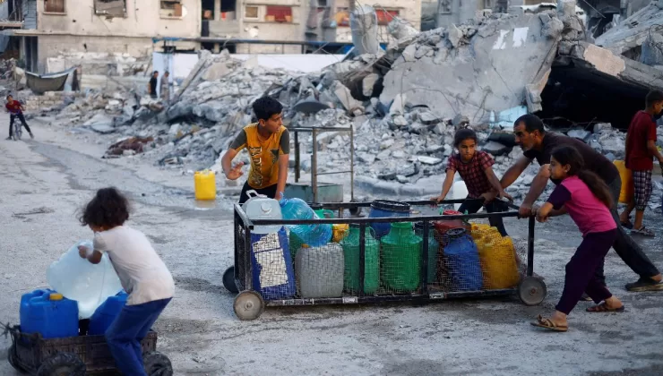 Gazze’de su arıtma tesisleri kapandı