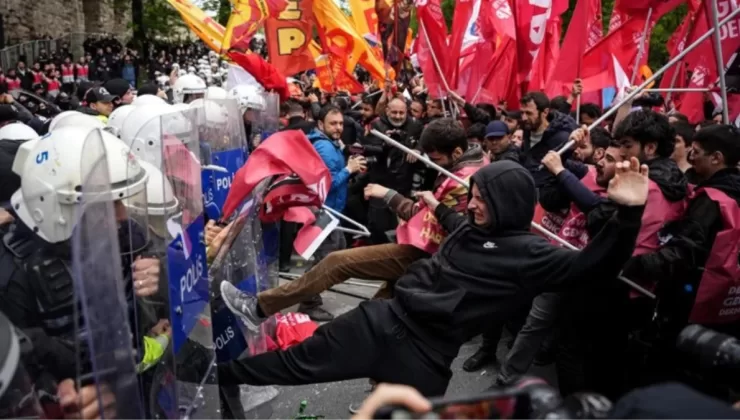 İstanbul’da 1 Mayıs nedeniyle çıkan olaylarda 210 kişi gözaltına alındı