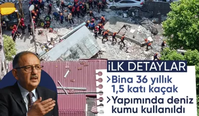 Mehmet Özhaseki: Küçükçekmece’de çöken binada deniz kumu kullanıldı