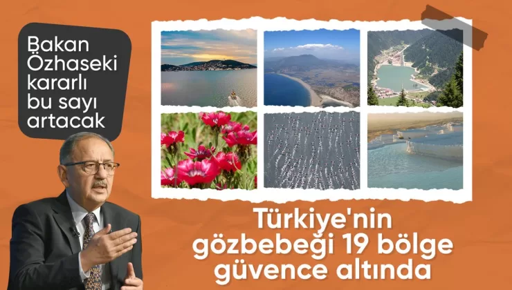 Mehmet Özhaseki: Türkiye’nin göz bebeği özel çevre koruma bölgeleri güvence altında