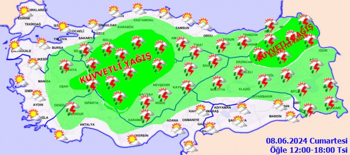 meteoroloji sicagin etkili oldugu turkiyedeki 18 il icin gok gurultulu saganak uyarisinda bulundu 1 BHPrU3Iz