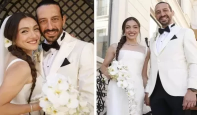 Oyuncu Merve Dizdar ve Cihan Ayger evlendi!