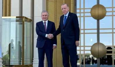 Özbekistan Cumhurbaşkanı Mirziyoyev Ankara’da