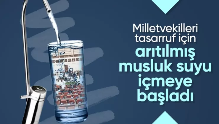 TBMM’de tasarruf tedbirleri: İçme suyuna dönüştüren yeni sebiller kullanılıyor