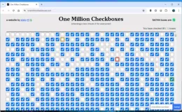 Bağımlısı olacağınız internet oyunu: One Million Checkboxes