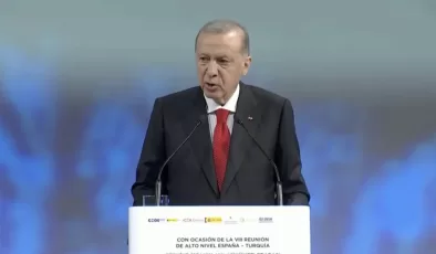 Cumhurbaşkanı Erdoğan, Türkiye-İspanya İş Forumu’nda konuşuyor