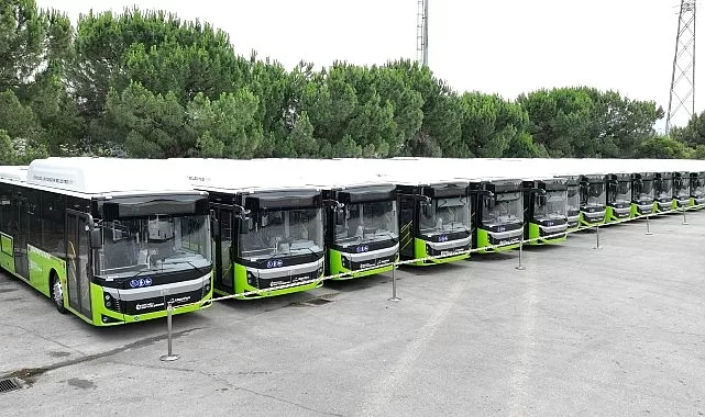 Kocaeli Büyükşehir’in 20 yeni otobüsü teslim edildi