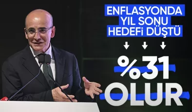 Mehmet Şimşek: 12 ay sonrası yıllık enflasyon beklentisi yüzde 31,8’e geriledi
