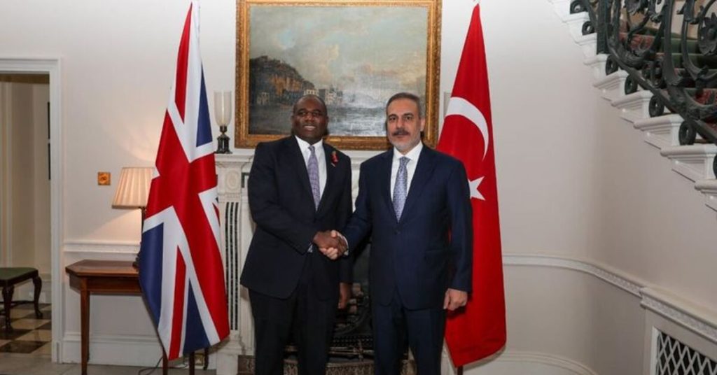 disisleri bakani fidan ingiliz mevkidasi lammy ile gorustu dis haberler