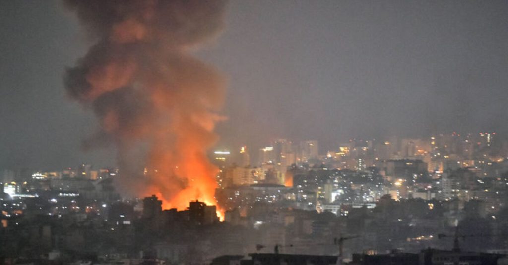 israil beyrut039un guneyindeki dahiye039ye gece saatlerinde 30 hava saldirisi duzenledi dis haberler