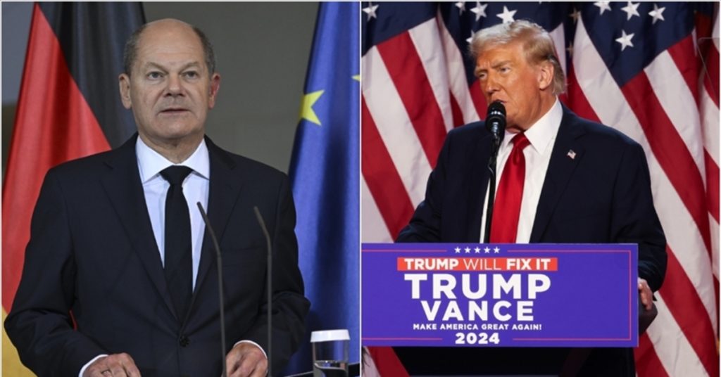 almanya basbakani scholz abd039nin 47. baskani secilen trump ile telefonda gorustu dis haberler