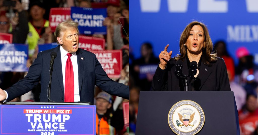 baskan adaylari salincak eyalet wisconsin039da trump ve harris 10 km uzaklikta miting yapti dis haberler