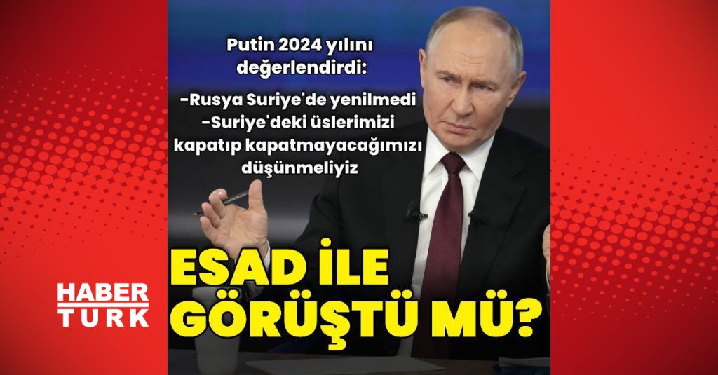 rusya devlet baskani putin039den aciklama besar esad ile gorustu mu dis haberler