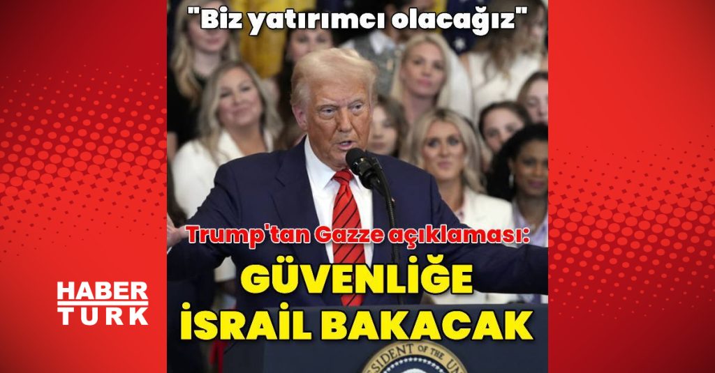 trump gazze konusunda acelemiz yok dis haberler